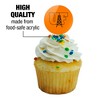 University of Findlay Primary Logo Cupcake Picks Toppers Decoration Set of 6 - 3 of 4