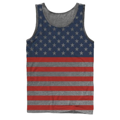 Men's Americana Tank Top - Red/White/Blue
