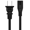 Monoprice AC Power Cord Cable - 10 Feet Without Polarized | 18AWG, 10A (NEMA 1-15P to IEC-320-C7) - image 2 of 4