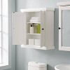 Crosley Seaside Wall Mounted Storage Cabinet White - 3 of 4