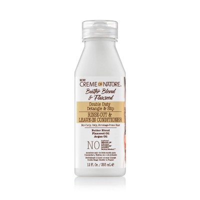 Creme of Nature Butter Blend & Flaxseed Leave In Conditioner - 12 fl oz