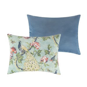 Pavona Enchanted Garden Quilted Reversible Pillow Sham by Greenland Home Fashions - 1 of 4