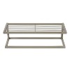 Honey-Can-Do Steel Bathroom Slatted Shelf with Towel Bar Gray: Wall Mounted Storage, Silver Dual Bars - 4 of 4