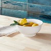 Serving Bowl 45oz Porcelain White - Threshold™: Round Glazed Microwave & Dishwasher-Safe Traditional Tableware - 2 of 3