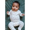 Ely's & Co. Baby Cotton Ribbed Zipper Footie - 2 of 3