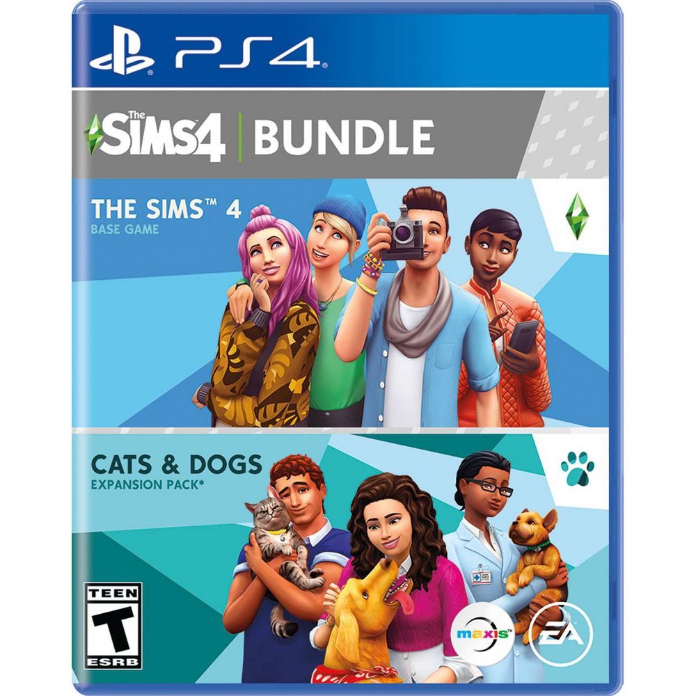 The Sims 4 Bundle: The Sims 4 with Cats & Dogs Expansion Pack - PlayStation 4 was $42.49 now $24.99 (41.0% off)