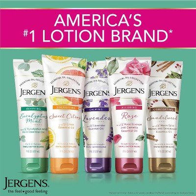 Jergens Lavender Triple Butter Blend Hand and Body Lotion, with Essential Oils, Calming, Nourish Skin - 7 fl oz_2