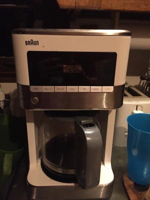 Cafetière Braun « Brewsense » Inox  Coffee machine, Coffee, Drip coffee  maker