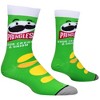 Cool Socks Novelty Crew Dress Sock, Food, Pringles Crisp, Retro Funny Silly Crazy - 3 of 4