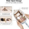 Narwey Cute Floral Makeup Bag Wide-open Make up Bag Travel - 2 of 3