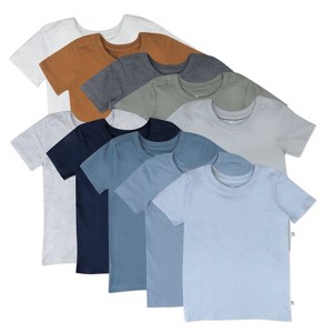 Honest Baby 10-Pack Organic Cotton Short Sleeve T-Shirts - 1 of 4