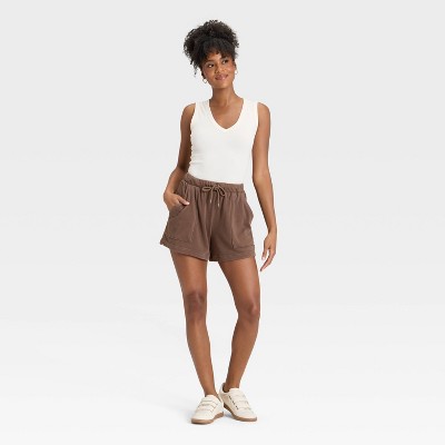 Women's Mid-Thigh Fleece Shorts - Universal Thread' - image 3