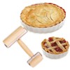 Norpro Wood Pastry/Pizza Roller, 4-Inch Hardwood Dough Roller - 3 of 4