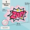 Blue Panda Pink Comic Book Zap Pinata for Girls, Superhero-Themed Party Supplies and Decorations (17x11.2 in) - 4 of 4