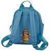 Bluey Big Face Mini Cosplay PU Backpack Purse, Shoulder Bag with Epoxy Filled Metal Pineapple Charm, 10.5 Inch, Adjustable Straps, Faux Leather - 3 of 4