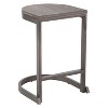 Set of 2 Industrial Demi Counter Height Barstools - LumiSource - image 3 of 4
