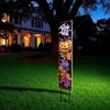 HomeRoots 42" Black Orange And Purple Trick or Treat Jack-O-Lantern Solid Wood Garden Stake - 2 of 4