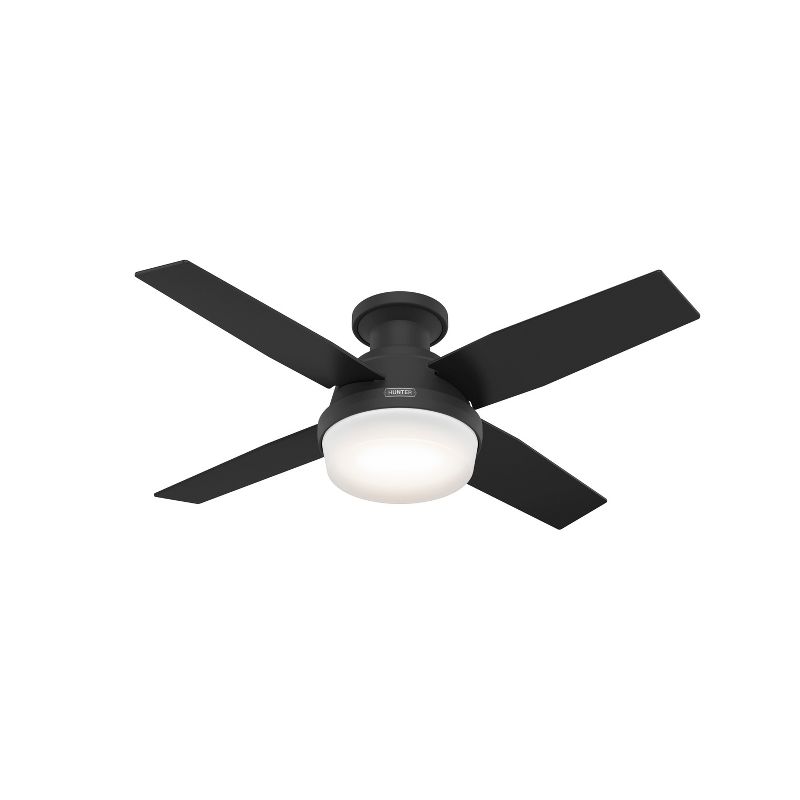  44" Dempsey Low Profile Ceiling Fan with Remote (Includes LED Light Bulb) - Hunter Fan, 1 of 20