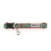 Holiday Candy Cane Adjustable Cat Collar - The Worthy Dog - 3 of 3