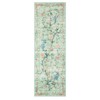 Washable Area Rug Floral Peacock Print Rug Soft Non Slip Low Pile Accent Rugs for Living Room Bedroom - 4 of 4