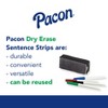 Pacon® Dry Erase Sentence Strips, 3 Assorted Colors, 1-1/2" X 3/4" Ruled, 3" x 24", 30 Per Pack, 3 Packs - 3 of 3