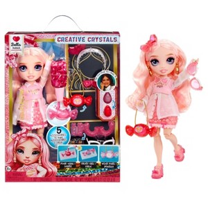 Rainbow High 11" Crystals Bella Pink Fashion Doll with Accessory Make It Kit - 1 of 4