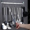 BRINJOY 38-Piece Stainless Steel Kitchen Cooking Utensil Set, Kitchen Tool Set with Cutlery Rack and Hooks, Dishwasher Safe - 4 of 4