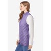 Woman Within Plus Size Zip-Front Quilted Vest - 4 of 4
