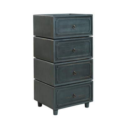 Oddone 2 - Drawer Nightstand  Set of 2 With Modular Design | ARTFUL LIVING DESIGN-BLU