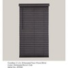 Home Basics Cordless 2-1/2-inch Embossed Faux Wood Blind Distressed Brown Oak - 4 of 4