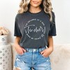 Simply Sage Market Women's The Influence Of  A Good Teacher Circle Short Sleeve Garment Dyed Tee - 2 of 2