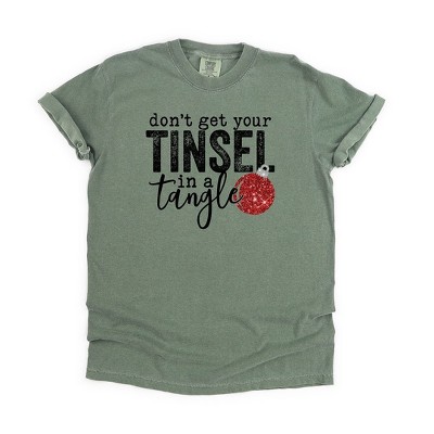 Simply Sage Market Women's Tinsel In A Tangle Bulb Short Sleeve Garment Dyed Tee