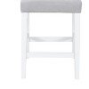 PAGED Bar Stools Set of 2, Modern Upholstered Counter Height Bar Chair with Back and Nailhead Trim for Bar, Kitchen, Dining Room - 3 of 4