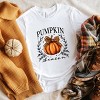 Simply Sage Market Pumpkin Season Leopard Bow Short Sleeve Tee - 3 of 4