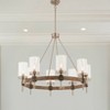 Minka Lavery Bridlewood 32" Wide Nickel Stone Gray 8-Light Chandelier - 2 of 3