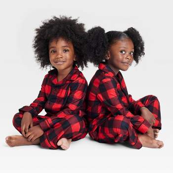 Toddler Buffalo Check Matching Family Pajama Set - Wondershop™ Red
