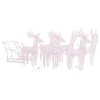 VidaXL Reindeers & Sleigh Christmas Decoration 320 LEDs Acrylic - 2 of 4