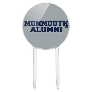 Monmouth University Hawks Alumn Acrylic Cake Topper Party Decoration for Wedding Anniversary Birthday Graduation - 1 of 4