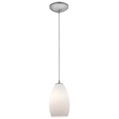 Access Lighting Champagne 1 - Light Pendant in  Brushed Steel