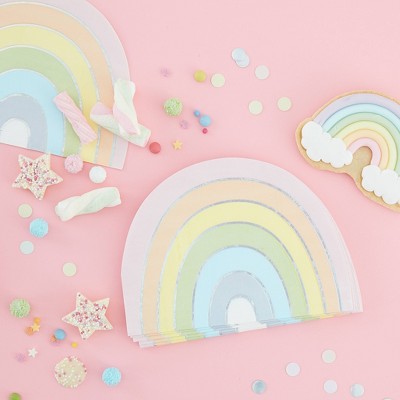 Pastel Rainbow Disposable Napkin
