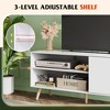 TV Stand for 55 Inch TVs, TV Console with Storage Cabinet, Mid-Century Modern Entertainment Center for Living Room, Bedroom - 4 of 4