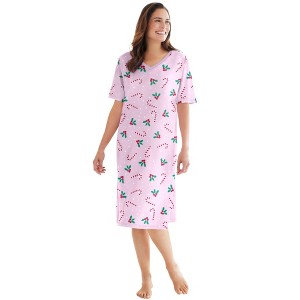 Dreams & Co. Print Sleepshirt - 1 of 4