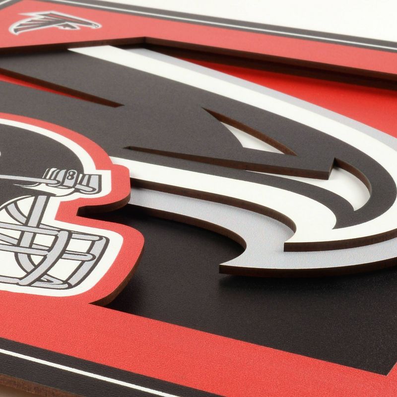NFL Atlanta Falcons 3D Logo Series Wall Art - 12&#34;x12&#34;, 4 of 5