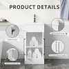 ChicFurnit Bathroom Storage Cabinets Bathroom Floor Storage Cabinet Functional Bathroom Cabinet with Drawer for Bathroom, White, 16"*16"*33.5" - 4 of 4