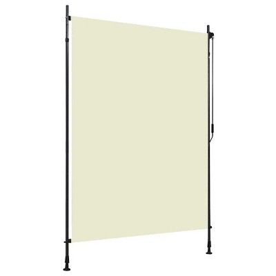 vidaXL Roller Blind Cream Polyester with PA coating 59.1 x 106.3 in