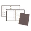 Workstyle Weekly/Monthly Planner, 11 x 9.38, Brown/Gold Cover, 12-Month (Jan to Dec): 2025 - 4 of 4