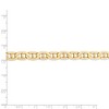 Black Bow Jewelry Men's 7mm, 14k Yellow Gold, Concave Anchor Chain Bracelet - 4 of 4