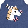 Girls' - Instant Message - Horse Butterfly Graphic Sleeveless Aline Dress - 2 of 4