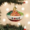 Old World Christmas 2.0 Inch Poke Bowl Popular Hawaiian Dish Tree Ornaments - 2 of 3