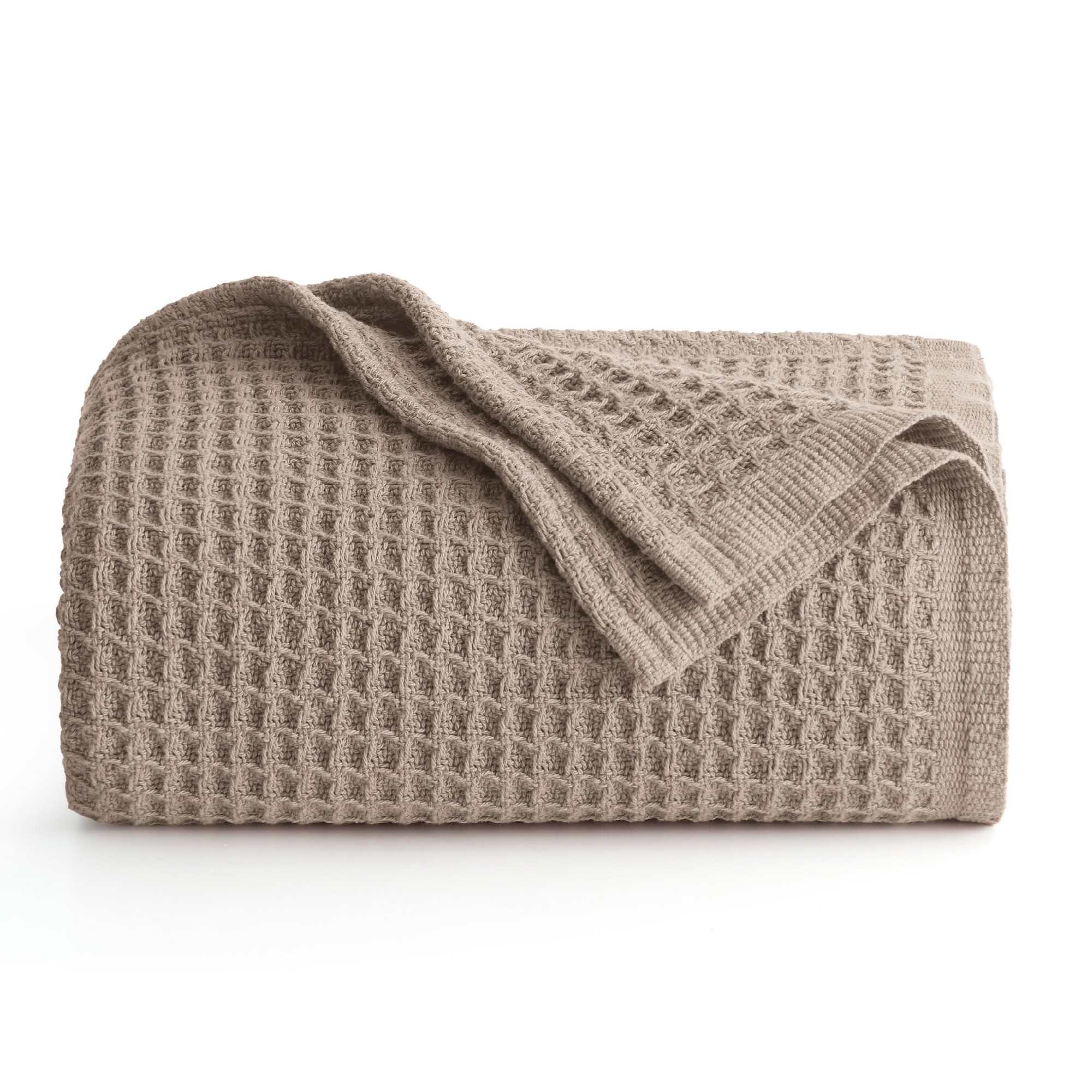 Waffle Weave 100% Cotton Blanket Throw